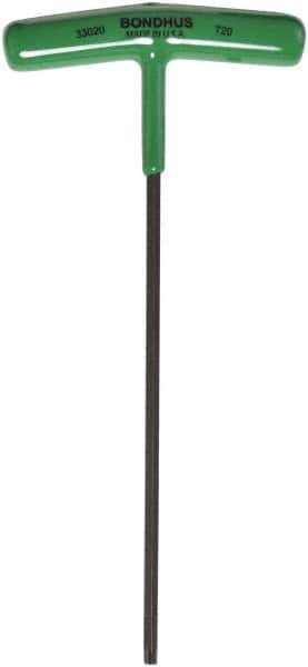 Bondhus - T20 Standard Torx Key - T-Handle Cushion Grip, Protanium High Torque Steel - Exact Tool & Supply