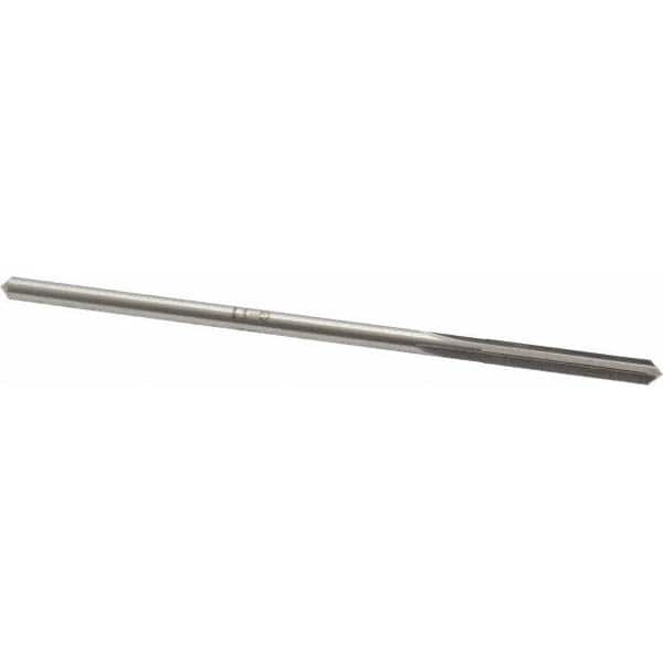 Made in USA - 5/32" High Speed Steel 4 Flute Chucking Reamer - Exact Tool & Supply