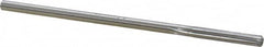 Made in USA - 3/16" High Speed Steel 6 Flute Chucking Reamer - Exact Tool & Supply