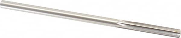 Made in USA - 19/64" High Speed Steel 6 Flute Chucking Reamer - Exact Tool & Supply