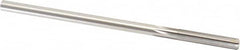 Made in USA - 19/64" High Speed Steel 6 Flute Chucking Reamer - Exact Tool & Supply