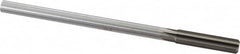 Made in USA - 27/64" High Speed Steel 6 Flute Chucking Reamer - Exact Tool & Supply