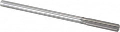 Made in USA - 31/64" High Speed Steel 6 Flute Chucking Reamer - Exact Tool & Supply