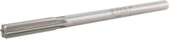 Made in USA - 1/2" High Speed Steel 6 Flute Chucking Reamer - Exact Tool & Supply