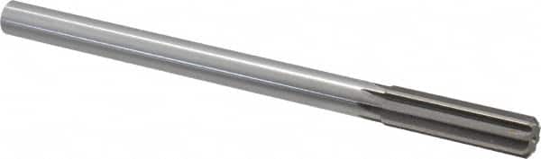 Made in USA - 5/8" High Speed Steel 8 Flute Chucking Reamer - Exact Tool & Supply