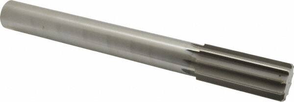 Made in USA - 1-7/16" High Speed Steel 10 Flute Chucking Reamer - Exact Tool & Supply
