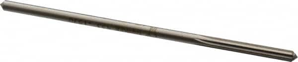 Made in USA - #22 High Speed Steel 6 Flute Chucking Reamer - Exact Tool & Supply