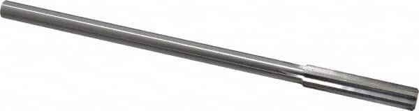 Made in USA - Letter V High Speed Steel 6 Flute Chucking Reamer - Exact Tool & Supply