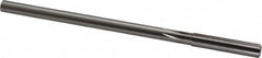 Made in USA - 8mm High Speed Steel 6 Flute Chucking Reamer - Exact Tool & Supply