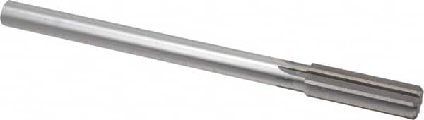 Made in USA - 17.5mm High Speed Steel 8 Flute Chucking Reamer - Exact Tool & Supply