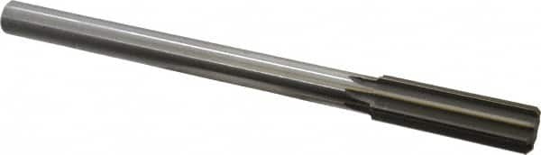 Made in USA - 19.5mm High Speed Steel 8 Flute Chucking Reamer - Exact Tool & Supply