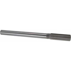Made in USA - 22mm High Speed Steel 8 Flute Chucking Reamer - Exact Tool & Supply