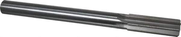 Made in USA - 25mm High Speed Steel 8 Flute Chucking Reamer - Straight Flute, 7/8" Straight Shank, 2-3/4" Flute Length, 10-1/2" OAL - Exact Tool & Supply