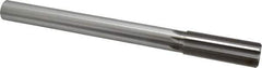 Made in USA - 25.5mm High Speed Steel 8 Flute Chucking Reamer - Straight Flute, 7/8" Straight Shank, 2-3/4" Flute Length, 10-1/2" OAL - Exact Tool & Supply