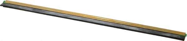 Unger - 14" Rubber Blade Window Washer/Squeegee - Black, Brass Holder - Exact Tool & Supply