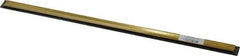 Unger - 16" Rubber Blade Window Washer/Squeegee - Black, Brass Holder - Exact Tool & Supply