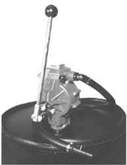 Value Collection - 1" Outlet, Stainless Steel Hand Operated Transfer Pump - 16 oz per Stroke, For Oil - Exact Tool & Supply