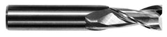M.A. Ford - 3/4", 2 Flute, Single End, Solid Carbide, 0.03" Corner Radius End Mill - 6" OAL, 30° Helix, Right Hand Flute, 1" LOC, Right Hand Cut - Exact Tool & Supply