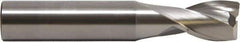 M.A. Ford - 3/4", 2 Flute, Single End, Solid Carbide, 0.03" Corner Radius End Mill - 5" OAL, 30° Helix, Right Hand Flute, 1" LOC, Right Hand Cut - Exact Tool & Supply