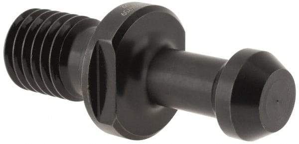 Kennametal - BT40 Taper, 5/8-11 Thread, 45° Angle Radius, Standard Retention Knob - 2-1/4" OAL, 0.589" Knob Diam, 1.264" from Knob to Flange, 0.636" Pilot Diam - Exact Tool & Supply