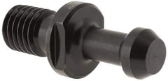 Kennametal - BT40 Taper, 5/8-11 Thread, 45° Angle Radius, Standard Retention Knob - 2-1/4" OAL, 0.589" Knob Diam, 1.264" from Knob to Flange, 0.636" Pilot Diam - Exact Tool & Supply