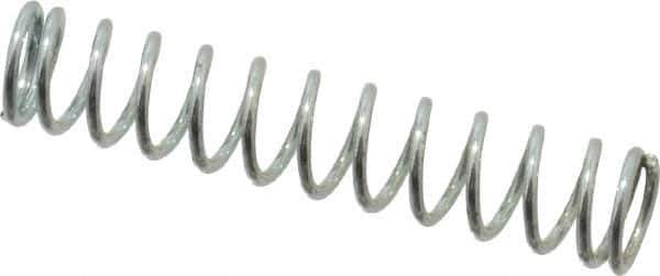 Gardner Spring - 1/4" OD, 0.0286" Wire, Utility Compression Springs Spring - 7.54 Lb Spring Rating - Exact Tool & Supply