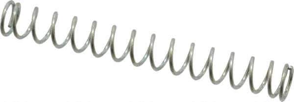 Gardner Spring - 1/4" OD, 0.0286" Wire, Utility Compression Springs Spring - 4.86 Lb Spring Rating - Exact Tool & Supply