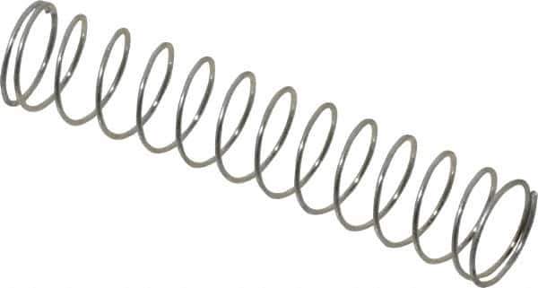 Gardner Spring - 0.295" OD, 0.016" Wire, Utility Compression Springs Spring - 0.34 Lb Spring Rating - Exact Tool & Supply