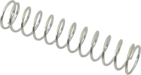 Gardner Spring - 0.435" OD, 0.034" Wire, Utility Compression Springs Spring - 2.21 Lb Spring Rating - Exact Tool & Supply