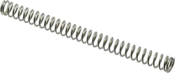 Gardner Spring - 0.325" OD, 0.041" Wire, Utility Compression Springs Spring - 6 Lb Spring Rating - Exact Tool & Supply