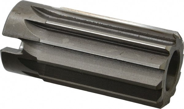Interstate - 1-3/8" Reamer Diam, Straight Flute Shell Reamer - Exact Tool & Supply
