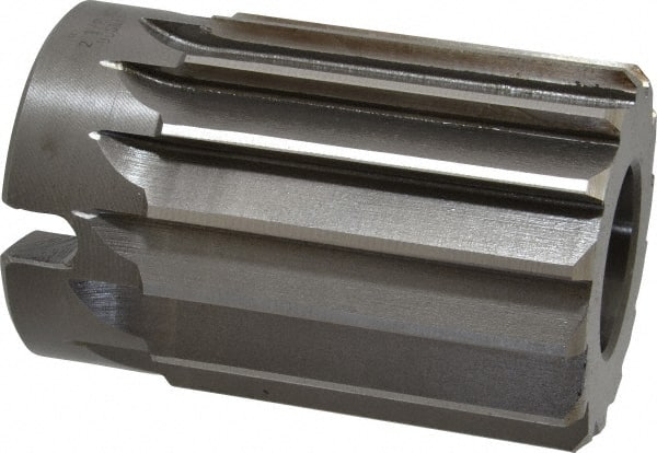 Interstate - 2-1/2" Reamer Diam, Straight Flute Shell Reamer - Exact Tool & Supply