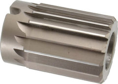 Interstate - 2-5/8" Reamer Diam, Straight Flute Shell Reamer - Exact Tool & Supply