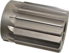 Interstate - 3" Reamer Diam, Straight Flute Shell Reamer - Exact Tool & Supply