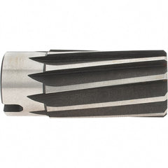 Made in USA - 1-3/16" Reamer Diam, Spiral Flute Shell Reamer - Exact Tool & Supply