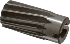 Made in USA - 1-1/4" Reamer Diam, Spiral Flute Shell Reamer - Exact Tool & Supply