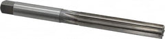 Made in USA - 5/8" Diam, Straight Shank, 3-1/2" Flute, Hand Reamer - Exact Tool & Supply