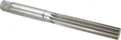 Made in USA - 1-1/8" Diam, Straight Shank, 5-13/16" Flute, Hand Reamer - Exact Tool & Supply