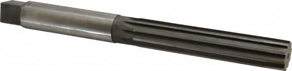 Made in USA - 1-3/16" Diam, Straight Shank, 6" Flute, Hand Reamer - Exact Tool & Supply