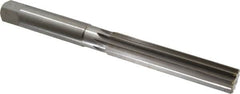 Made in USA - 1-1/4" Diam, Straight Shank, 6-1/8" Flute, Hand Reamer - Exact Tool & Supply