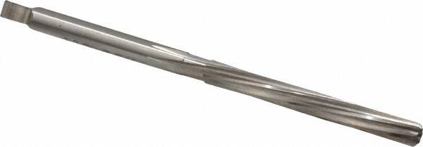 Made in USA - 13/64" Diam, Straight Shank, 1-7/8" Flute, Hand Reamer - Exact Tool & Supply