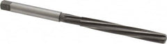 Made in USA - 1/4" Diam, Straight Shank, 2" Flute, Hand Reamer - Exact Tool & Supply