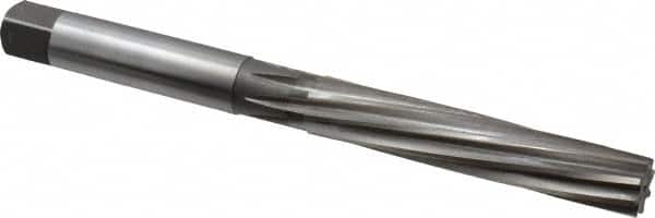 Made in USA - 5/8" Diam, Straight Shank, 3-1/2" Flute, Hand Reamer - Exact Tool & Supply