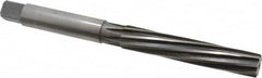 Made in USA - 3/4" Diam, Straight Shank, 4-3/16" Flute, Hand Reamer - Exact Tool & Supply