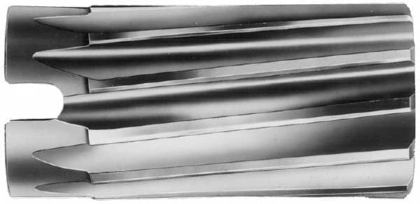 Interstate - 3-11/16" Reamer Diam, Spiral Flute Shell Reamer - Exact Tool & Supply