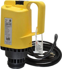 Lutz Pumps - 0.85 HP, Open Drip Proof Drum Pump Motor - For Use With All Lutz Pump Tubes, 120 Volt - Exact Tool & Supply