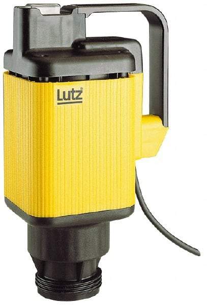 Lutz Pumps - 0.68 HP, TEFC Drum Pump Motor - For Use With All Lutz Pump Tubes, 120 Volt - Exact Tool & Supply