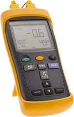 Fluke - -210 to 1,600°F Industrial Thermometer - Digital Display - Exact Tool & Supply
