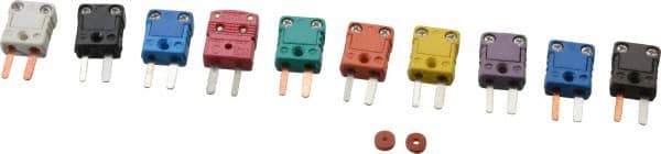 Fluke - 10 Piece Thermometer Mini Plug Kit - Exact Tool & Supply