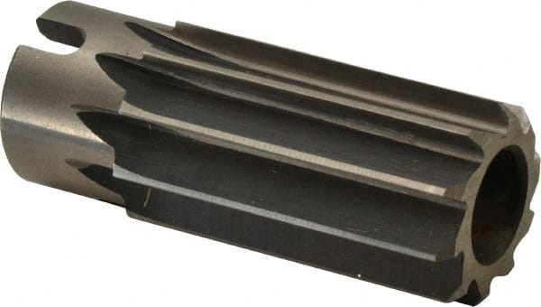 Made in USA - 1-1/8" Reamer Diam, Straight Flute Shell Reamer - Exact Tool & Supply